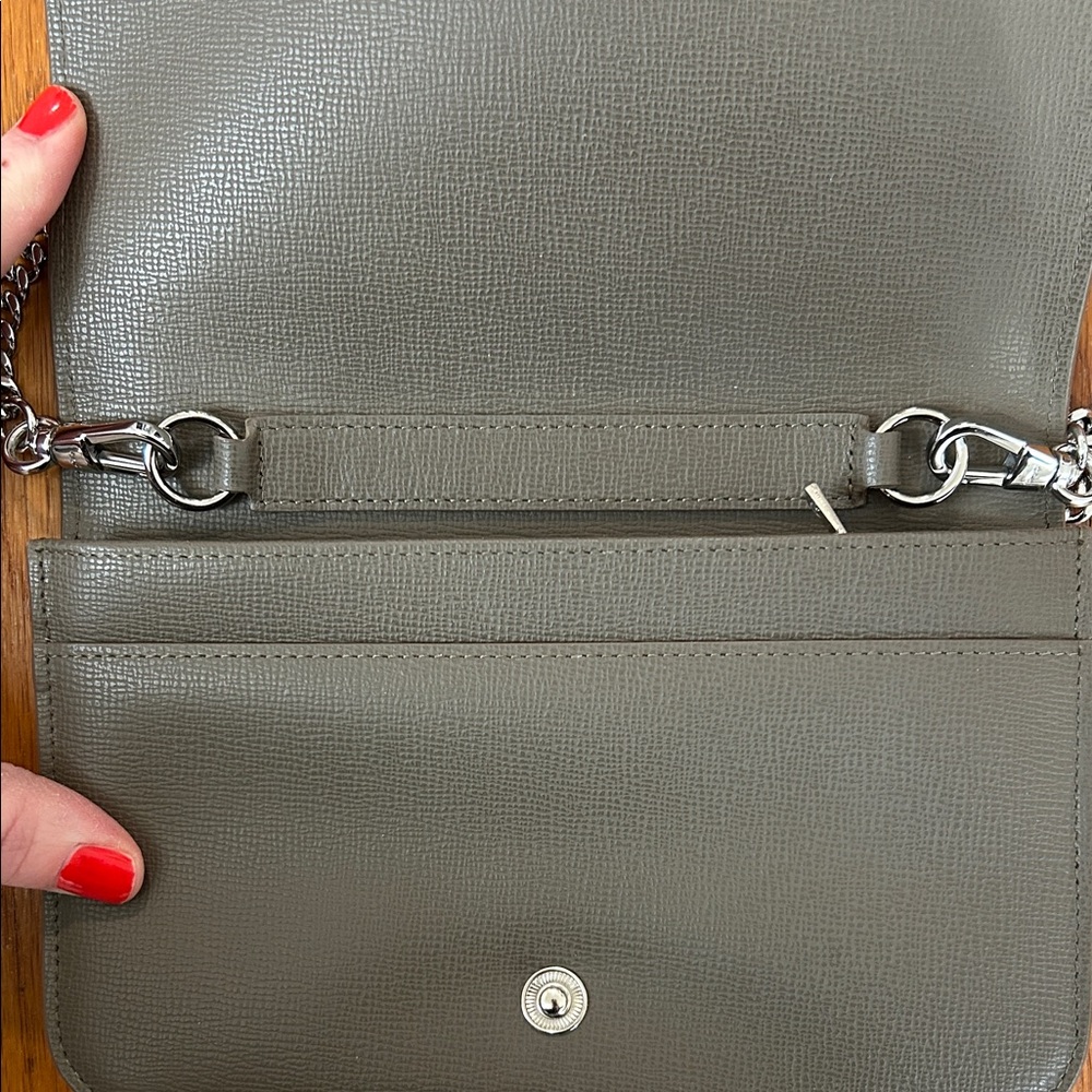 Longchamp Leather Crossbody Wallet Chain Bag - Picture 5 of 5